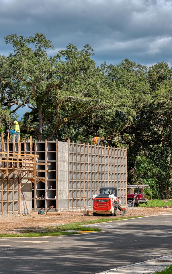 Construction of the first mausoleum complex at Resurrection Cemetery, 10668 East Sligh Ave., Seffner, FL 33610 (East Sligh Ave. and Williams Road). The first phase includes 1,784 spaces for caskets and 1,776 niche spaces for cremains. Completion of the on-site office is set for January 2022 and completion of the first mausoleum and crypt building is set for Spring of 2022.
