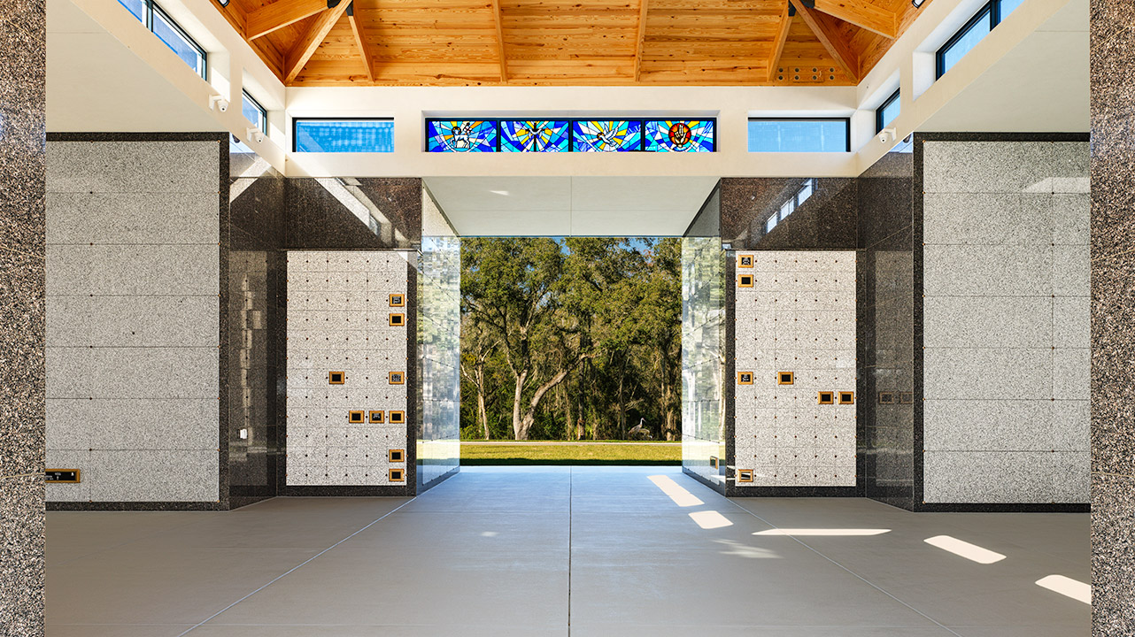 Completed Resurrection Cemetery located at 10668 E Sligh Ave., Seffner, FL 33584. Resurrection Cemetery is the newest and second Catholic Cemetery serving the people of the Diocese of St. Petersburg, Fla.